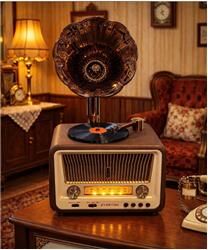 Everton Rt-608  Bluetooth Fm-Usb-Tf-Aux  Şarjlı Nostaljik Radyo