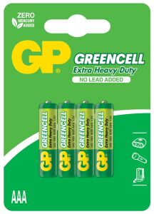 GP Greencel R03 AAA Boy İnce Çinko Kalem Pil 4'lü Paket GP24G-U4