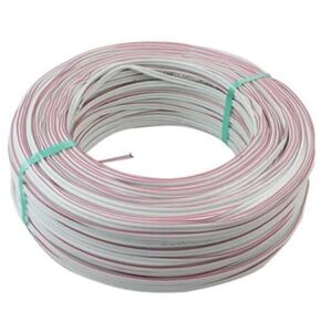 MARTEL 100metre Eko 2x0.75 Yassı Hoparlör kablosu Şeffaf