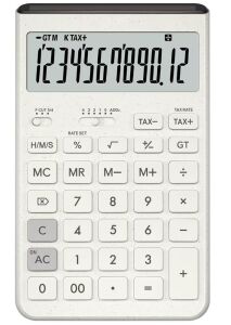 Casio JT-200T-WE 12 Hane Beyaz Masa Üstü Hesap Makinesi