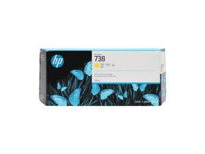 HP 676M8A No 738 Yellow 300 ml Orijinal DesignJet Mürekkep Kartuşu