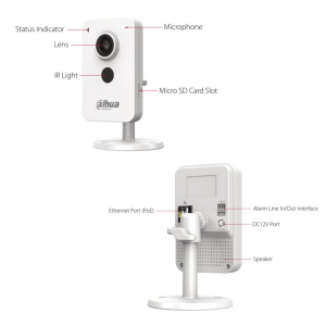 DAHUA 4MP Küp 2.8mm  Wıfı Kablosuz IP Kamera DH-IPC-K1430K-STW