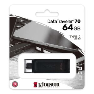 KINGSTON 64GB TypeC Usb Bellek DT70/64GB