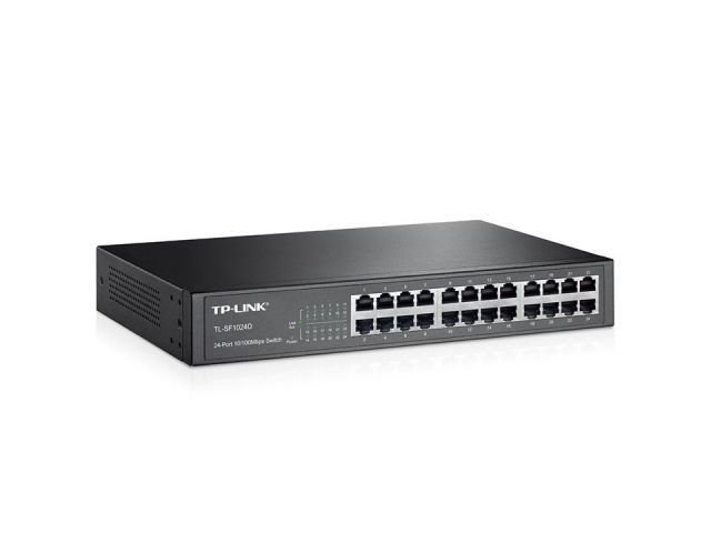TL-SF1024D 10/100Mbps 24xPort %70 Güç Tasarruflu Raf Tipi Çelik Kasa Switch