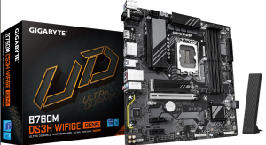 GIGABYTE B760M DS3H WIFI6E DDR5 HDMI VGA DP 1700p mATX
