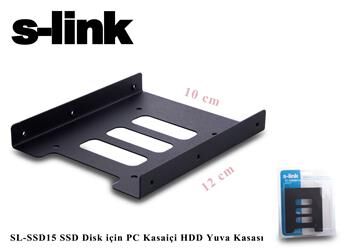 S-link SL-SSD15 Ssd Disk İçin Pc Kasa içi Hdd Yuva Kasası 2,5''-3,5''