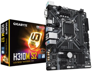 GIGABYTE H310M-S2 DDR4 SATA3 PCIe 16X v3.0 1151p v2 mATX