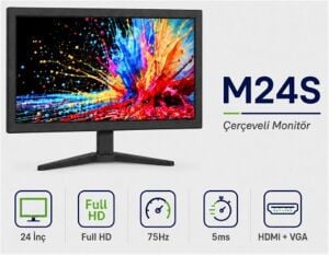Ttec M24S 24 VGA + HDMI FHD Led Monitör