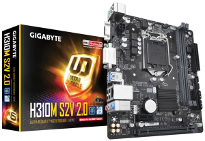 GIGABYTE H310M-S2V 2.0 DDR4 SATA3 DVI PCIe 16X v3.0 1151p v2 mATX