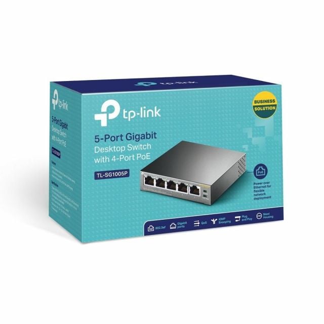 TL-SG1005P 5 Port 10/100/1000Mbps 4 Port Poe
