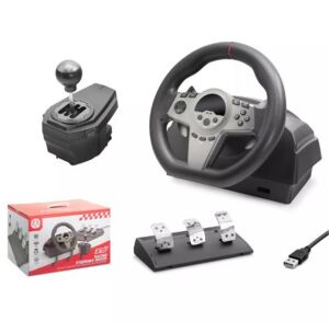 Nodar Nd757 Direksiyon Seti Siyah 270° Ps4-Ps3-Pc-Xbox One-N-Sw-Xbox Series-S P4 Slim P4 Pro Siyah