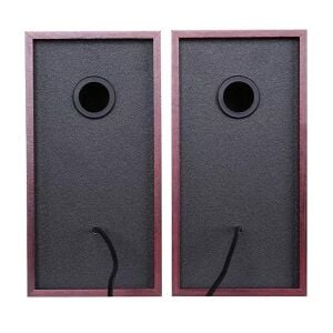 LECOO DS105 1+1 Siyah 5w RMS Hoparlör Ahşap