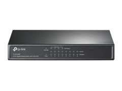 TL-SG1008P 10/100/1000Mbps 8xPort Masaüstü PoE Siyah Çelik Kasa Switch