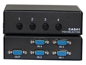 Vcom DD174 4-1 Port Manuel 350MHz Metal Vga Switch