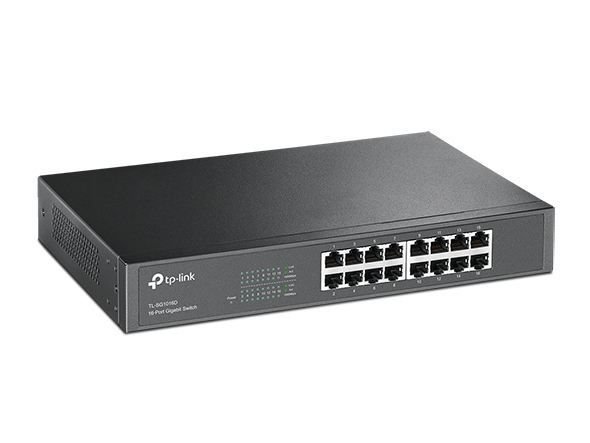 TL-SG1016D 10/100/1000Mbps 16xPort Masaüstü Raf Tipi Metal Kasa Switch