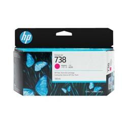 HP 738 Magenta Kırmızı 130ML Plotter Kartuşu 498N6A
