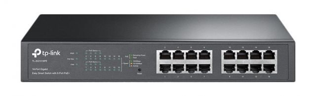 TL-SG1016PE 10/100/1000Mbps 16xPort Smart POE with 8xPort PoE Switch