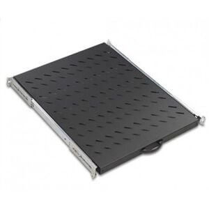 AGER Dikili Tip 19  1U D600mm için Hareketli Siyah Raf Modülü Ağır Hizmet Tipi AA-HRR60-A-S1