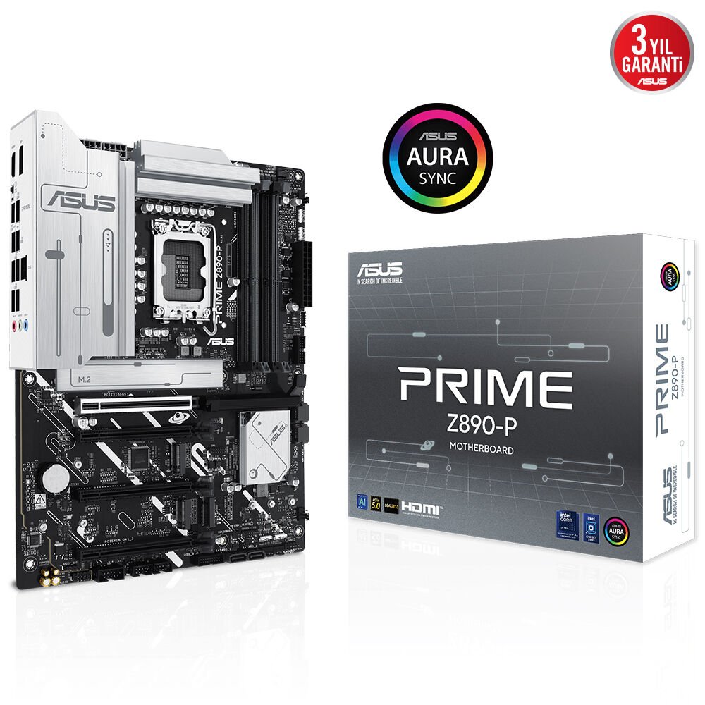 ASUS PRIME Z890-P WIFI-7 DDR5 THUNDERBOLT-HDMI DP PCIE 5.0 1851p ATX