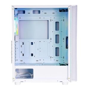 FRISBY 650W 80+ CM-106 ARGB Mesh Gaming Mid-Tower PC Kasası Beyaz