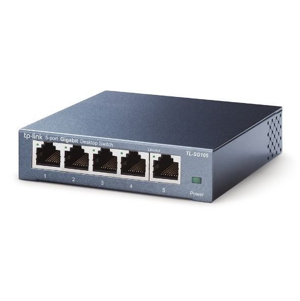 TL-SG105 10/100/1000Mbps 5xPort %65 Güç Tasarruflu Çelik Kasa Switch