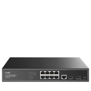 CUDY 8port 2-SFP 1-Uplink Gigabit Yönetilebilir Switch GS2008S2