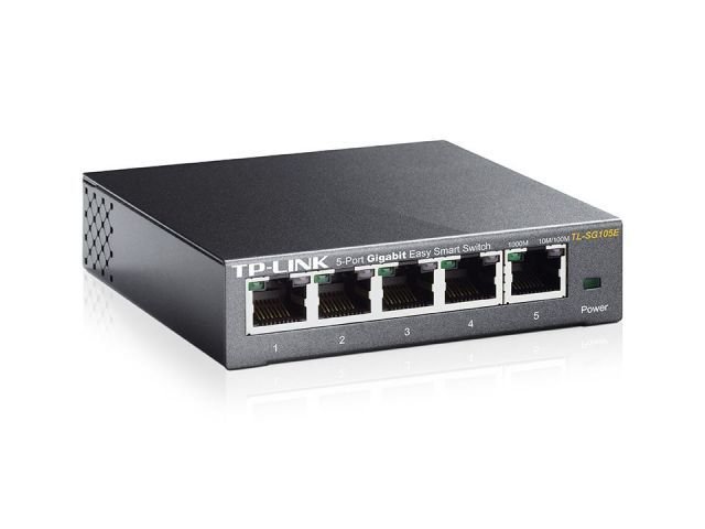 TL-SG105E 10/100/1000Mbps 5xPort %75 Güç Tasarruflu Smart Switch