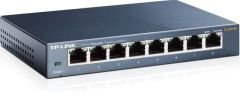 TL-SG108 10/100/1000Mbps 8xPort %72 Güç Tasarruflu Çelik Kasa Switch