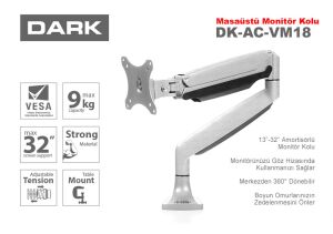 Dark DK-AC-VM-18 1x13''-32'' Monitör Destekli