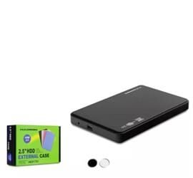 HADRON HDX1757 HDD KUTU USB2.0 PLASTİK SATA 2.5'' SİYAH - BEYAZ