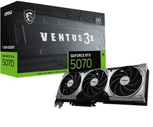 MSI 12GB RTX5070 12G VENTUS 3X OC GDDR7 192bit HDMI-DP PCIE 5.0