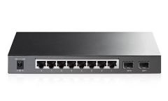 TL-SG2210P 10/100/1000Mbps 8xPort PoE 2 SFP Çelik Kasa Switch