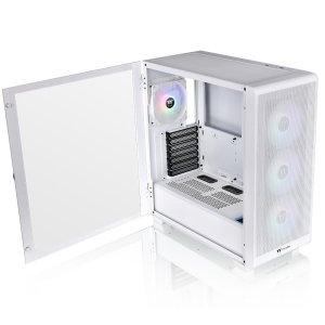 THERMALTAKE 750W 80+ BRONZE S250 CA-3Y6-75M6WE-00 4-ARGB Fanlı Gaming Mid-Tower PC Kasası Beyaz