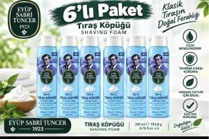 Eyüp Sabri Tuncer Tıraş Köpüğü No:1 - 200 ml 6lı Paket