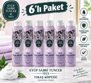 Eyüp Sabri Tuncer Tıraş Köpüğü No:2 - 200 ml 6lı Paket