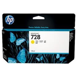 HP 728 Yellow Sarı 130ML Plotter Kartuşu F9J65A