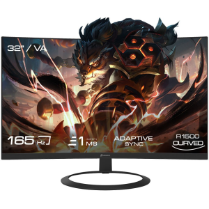 GAMEBOOSTER 31.5 VA GB-3216CQHD 1MS 165HZ HDMI-DP Kavisli Gaming Monitör 2560x1440