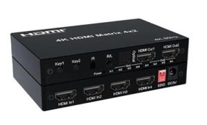 Nova HDMI 4×2 Matrix Switch 4K 60 Hz