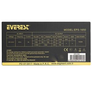 EVEREST 1650W EPS-1650 14cm Fanl� Power Supply Mining