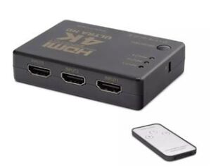 Hadron Hdx1308 3 port Hdmi Switch 3Giriş 1Çıkış 4K Kumandalı