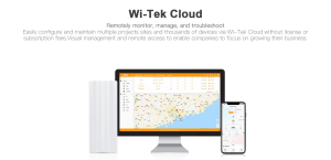WITEK WI-CPE517 (V2) 16dbi 300mbps 5ghz 5+km Harici Access Point 150 derece