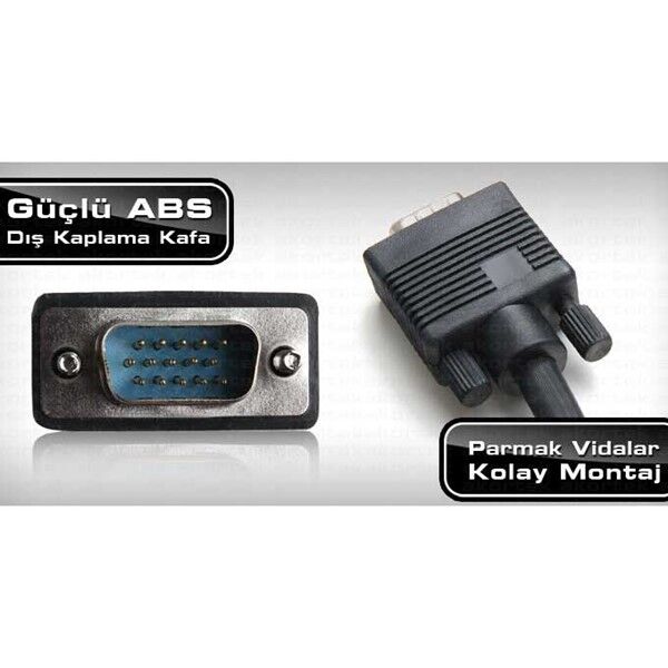 DARK 5metre DK-CB-VGAL500 VGA Grnt Kablosu