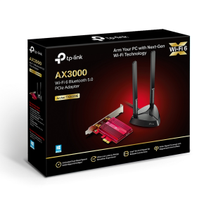 TP-LINK Archer TX3000E AX3000 Wi-Fi 6 Bluetooth 5.0 PCIe Kablosuz Adaptör