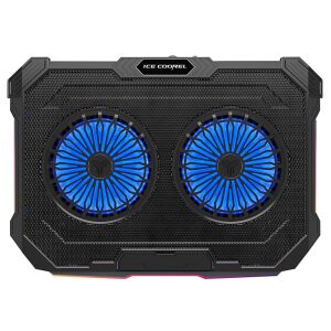 Rampage Sirius S46 15-17 RGB Işıklı 2 Fanlı Yükseklik Ayarlı 125-125-15 2 USB Port Notebook Soğutu