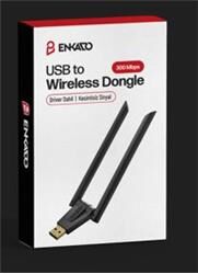 ENKADO EKD-UW91 USB TO 300 MBS ÇİFT ANTENLİ WIRELESS DONGLE