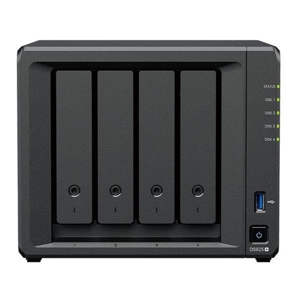 SYNOLOGY 4diskli Ryzen V1500B-32GB RAM-2-2.5GbE Nas Server DS925 PLUS (51848)