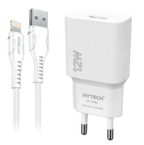 Hytech HY-XT50L 12W 5V 2.4A iPhone Beyaz Kablo + Ev Şarj Adaptör