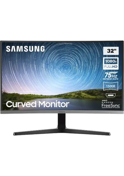 Samsung 32'' 75Hz 4ms (HDMI+VGA) FHD LED Curved Monitör LC32R500FHPXUF