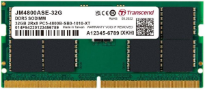 TRANSCEND 32GB DDR5 4800MHZ CL40 NOTEBOOK RAM VALUE JM4800ASE-32G