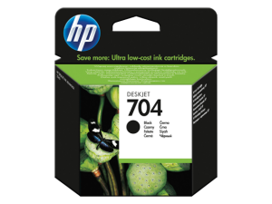 HP CN692AE No:704 Siyah Orijinal 6ml Pigment Bazlı Yaklaşık 480 Sayfa Mürekkep Kartuşu
